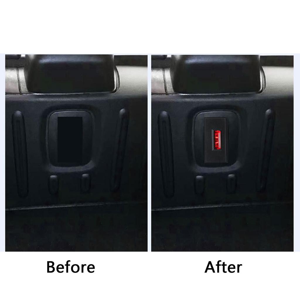 Billader 12/24V Stikkontakt 2.4A Adapter Enkel USB Firkantet Form Vanntett Strømadapter Bryter For Bil Sikkerhetsbeskyttelse