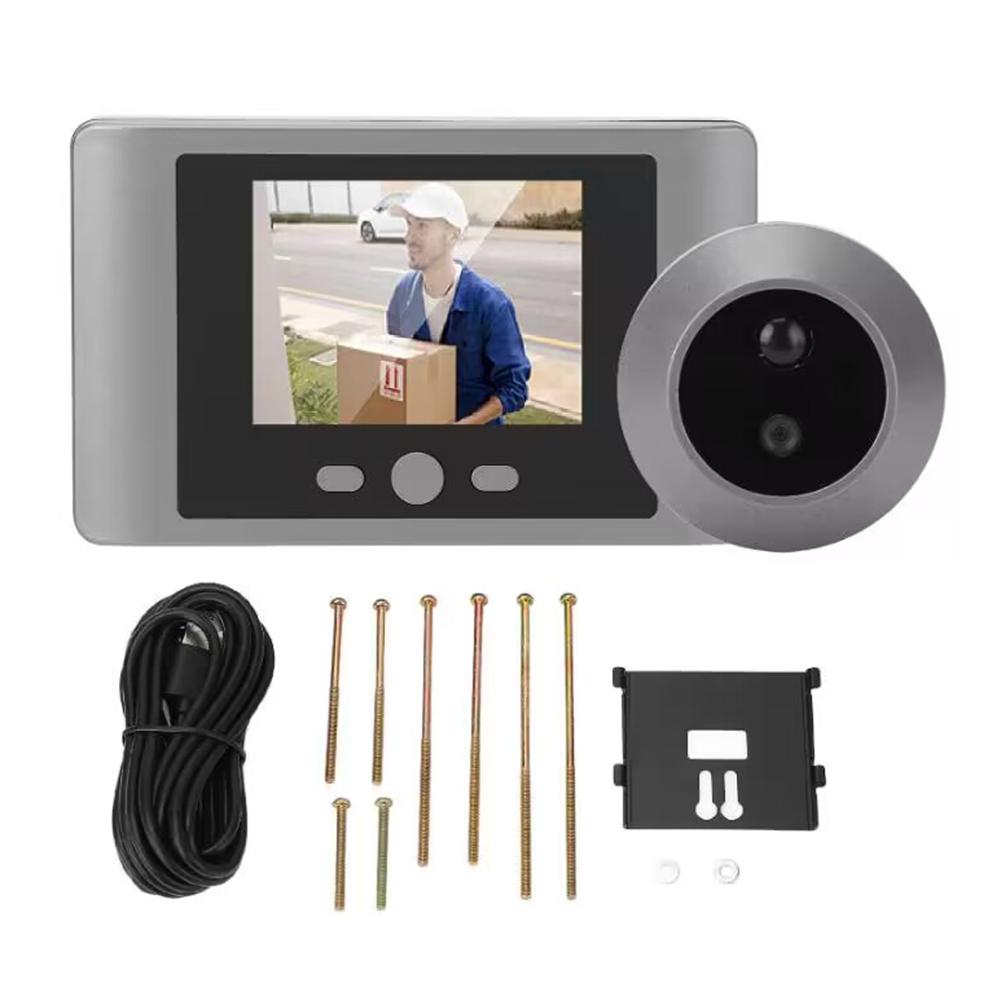 Mini Peephole Smart Wireless Door Viewer Camera PIR Motion Detection Digital Peephole Eye Viewer 2.8 Inch Doorbell Door Camera