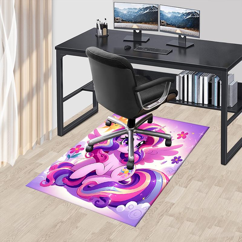 

Charming Unicorn Office Chair Mat: Magical Home Decor , Office Rug , Gift for Any Room.122361a 60cm by 90cm