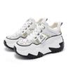 Sandals Summer Height Raising Shoes Women's Shoes Leather Small White Shoes Sneakers