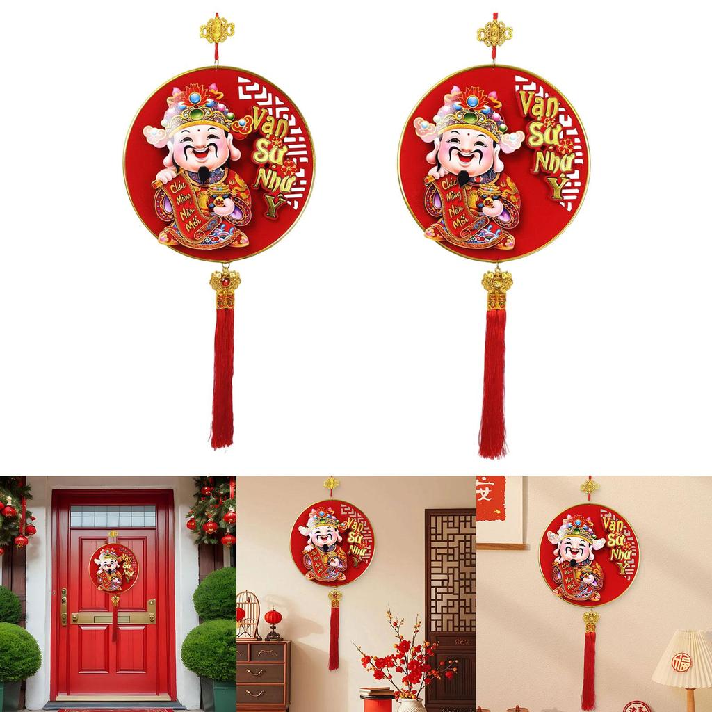 New Year Pendant Paper Hanging Decoration Lunar New Year Ornament Entryway Sign for Chinese New Year