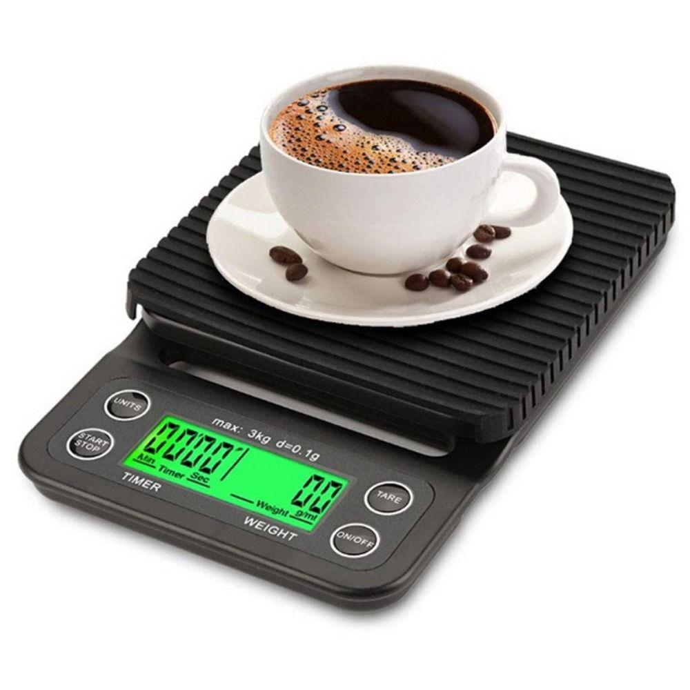 High Accuracy Kitchen Scale LCD Display Digital Scale Portable Coffee Scale  Home