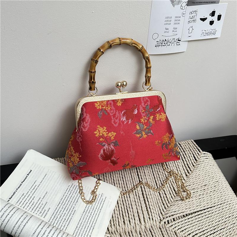 Summer Fashion Youth Sweet Creative Design Floral Shoulder Bags High Quality Versatile Simplicity Handheld Handbags for Women
