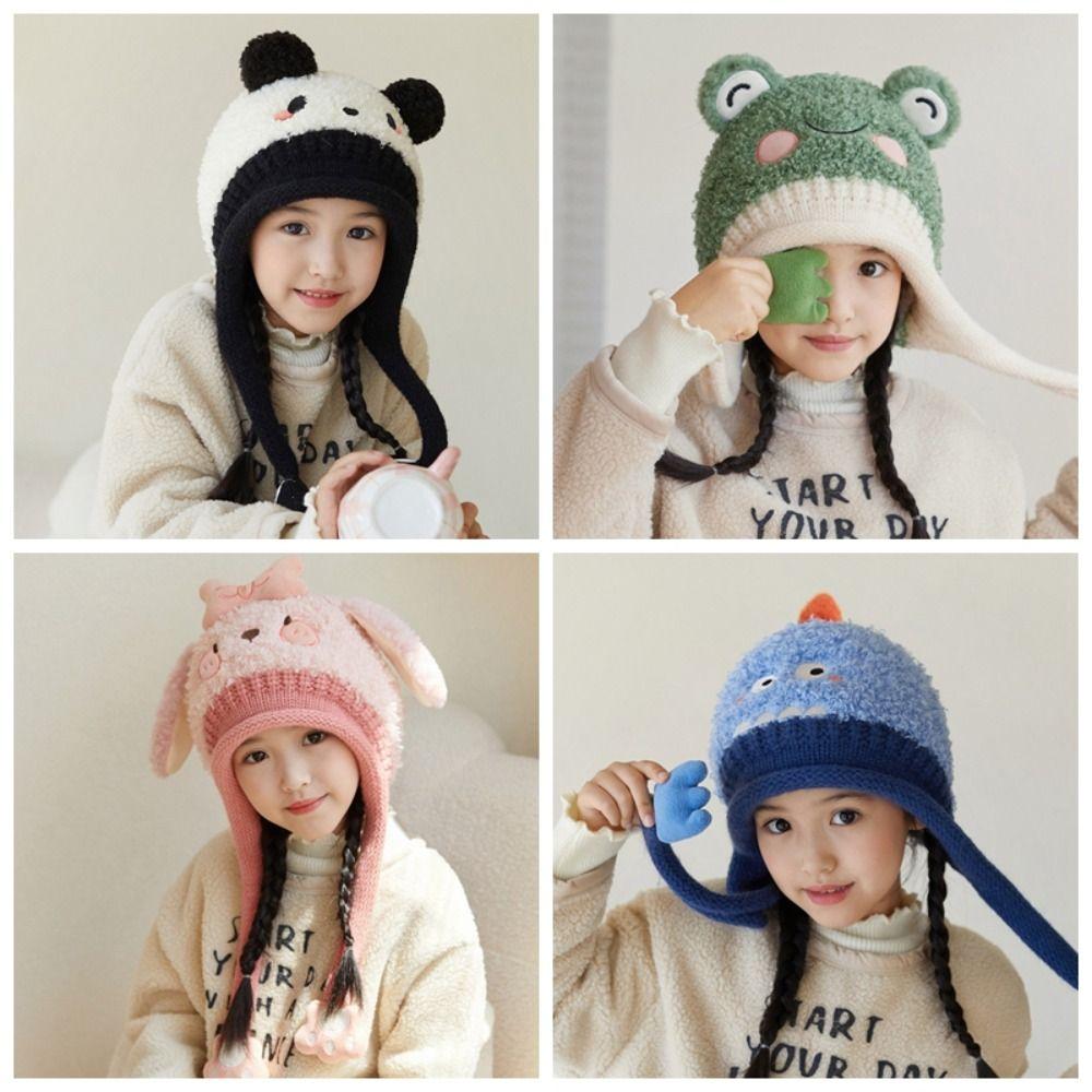 Cotton Lining Baby Hats Windproof Cotton Ear Protection Hat New Kids Hat  Girls and Boys