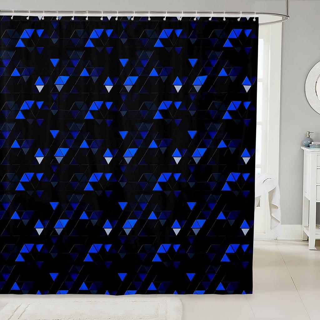 Aurora Borealis Fabric Shower Curtain Northern Lights Shower Curtain Aurora Snow Mountain Waterproof Bathroom Curtains Galaxy