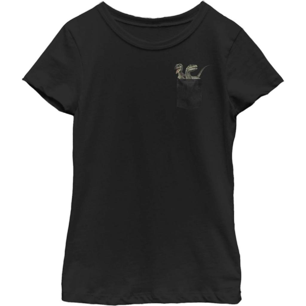 Jurassic World Women's Jw Rapter Pocket T-Shirt