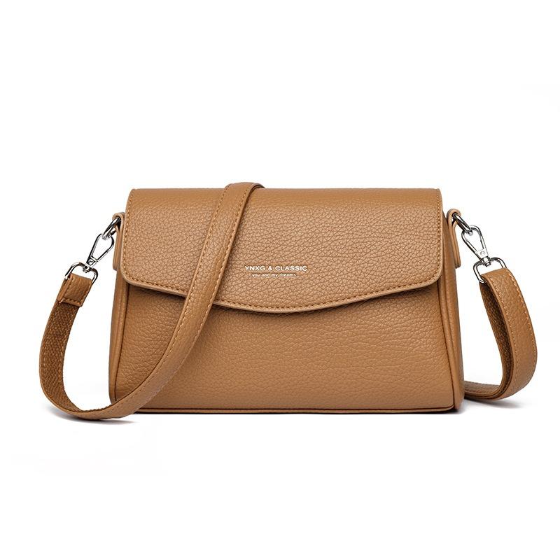 Fashion Women's Messenger Bag, New Mobile Phone Small Square Bag, Mother Bag, Simple Atmosphere Commuter Shoulder Bag