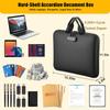 Portable Fireproof & Waterproof EVA Accordion File Storage Box