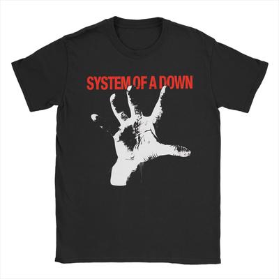 System Of A Down T Shirts for Men Pure Cotton Creative TShirts O Neck  Tees Short Sleeve Clothing Gift Idea