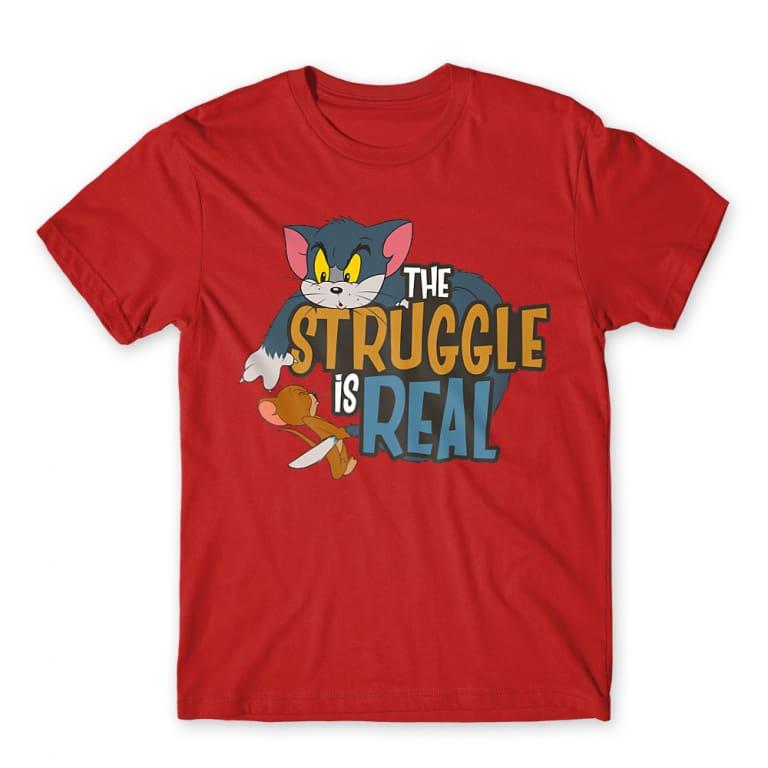 2026 Summer Comic Form Tom and Jerry Image 100 Cotton Printed Oversize Casual Tshirt Adult Children Parentchild Top Homewear