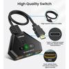 Commutateur HDMI 4K - GENERIC - 3 Entrées 1 Sortie - True 4K - 18 Gbit/s - Plug and Play