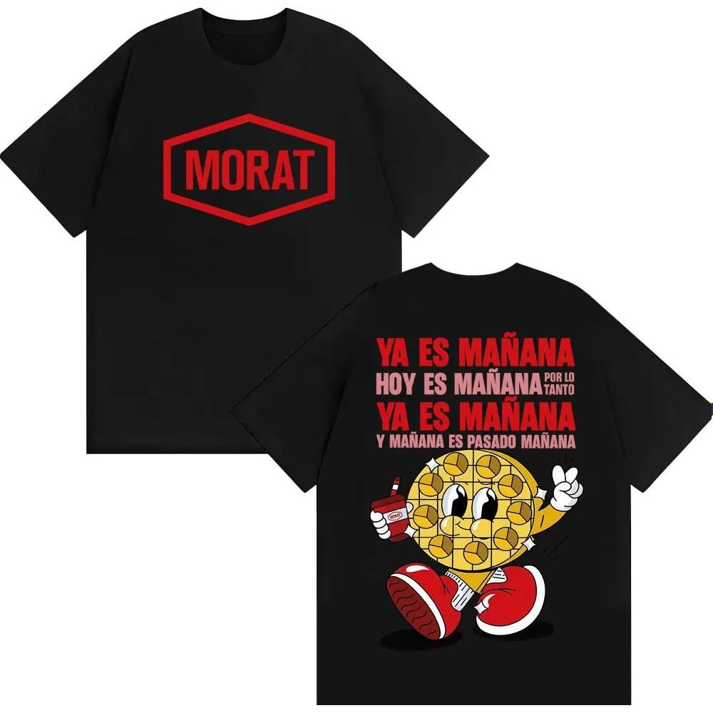 Band Morat Ya Es Manana Hoy Es Manana Merch T Shirt Men Women Aesthetic Cartoon Short Sleeve T-shirts Summer Tops S