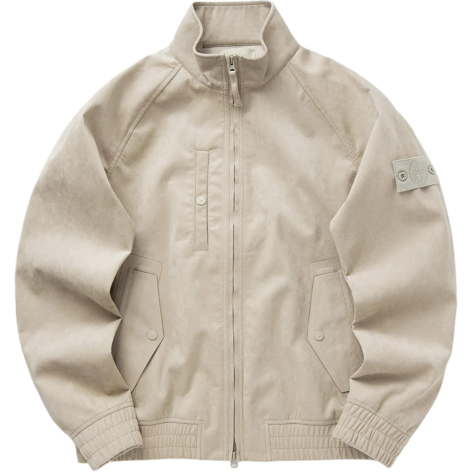 Stone Island Alcantara Ghost bomber jacket