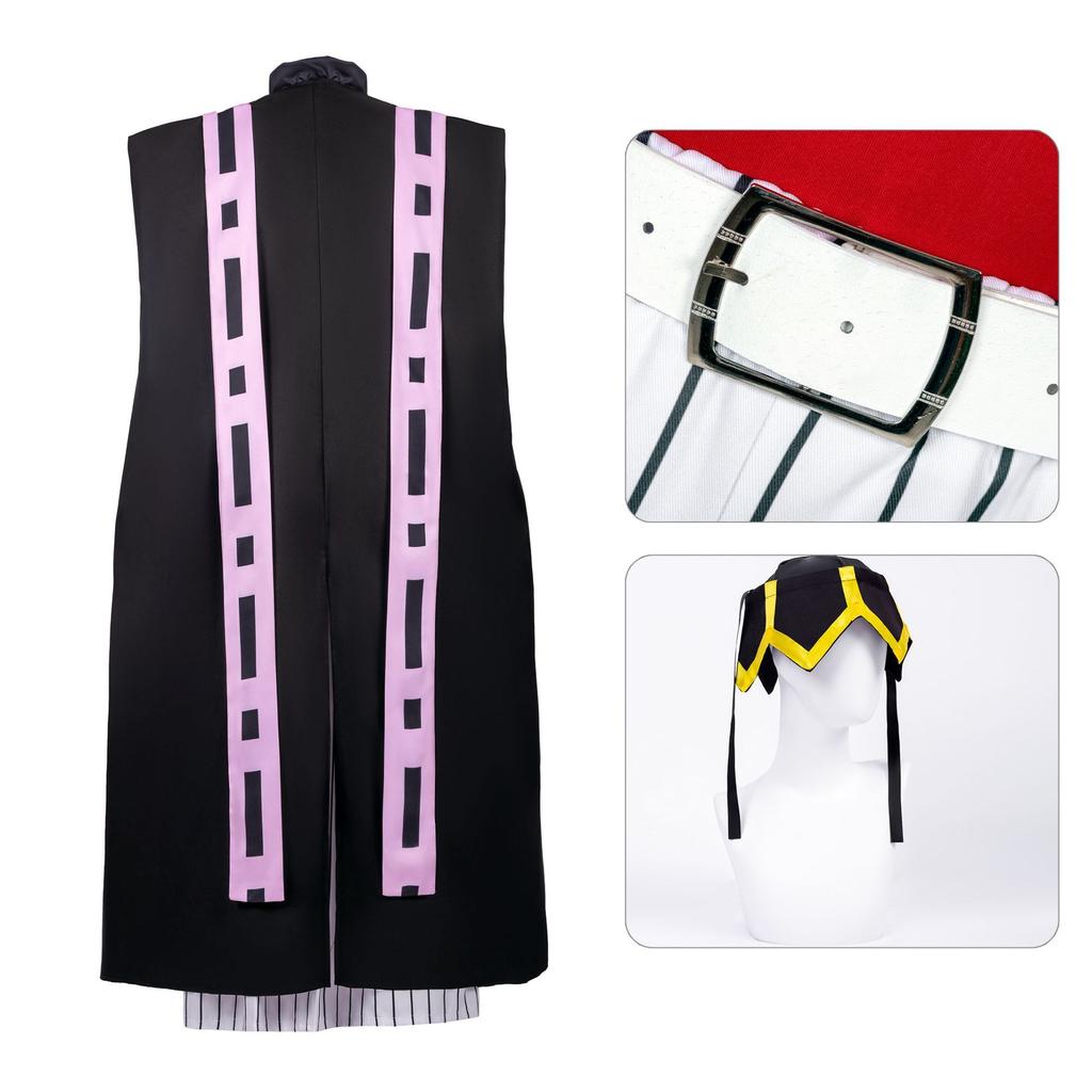 Japan cartoon comics Demon Slayer cosplay outfit Upper Moon Two anime cosplay costume for girls Halloween  0075