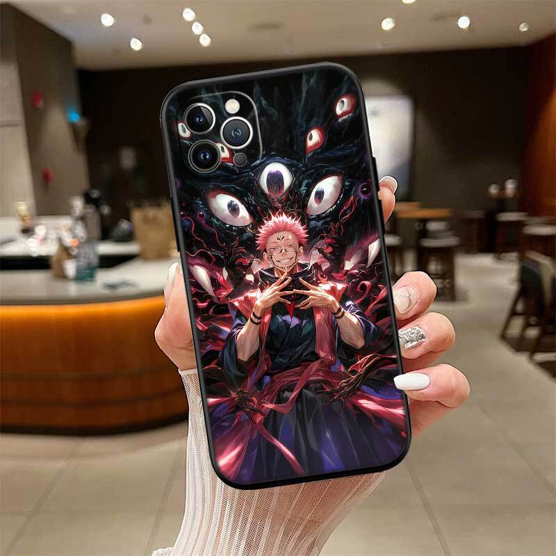 Anime Gojo Jujutsus Shockproof Phone Case for Redmi Note 8 8T 9 9A 9C 9T 9S 10 11 11S 10C 10X 10A 10T Pro Max Plus Prime