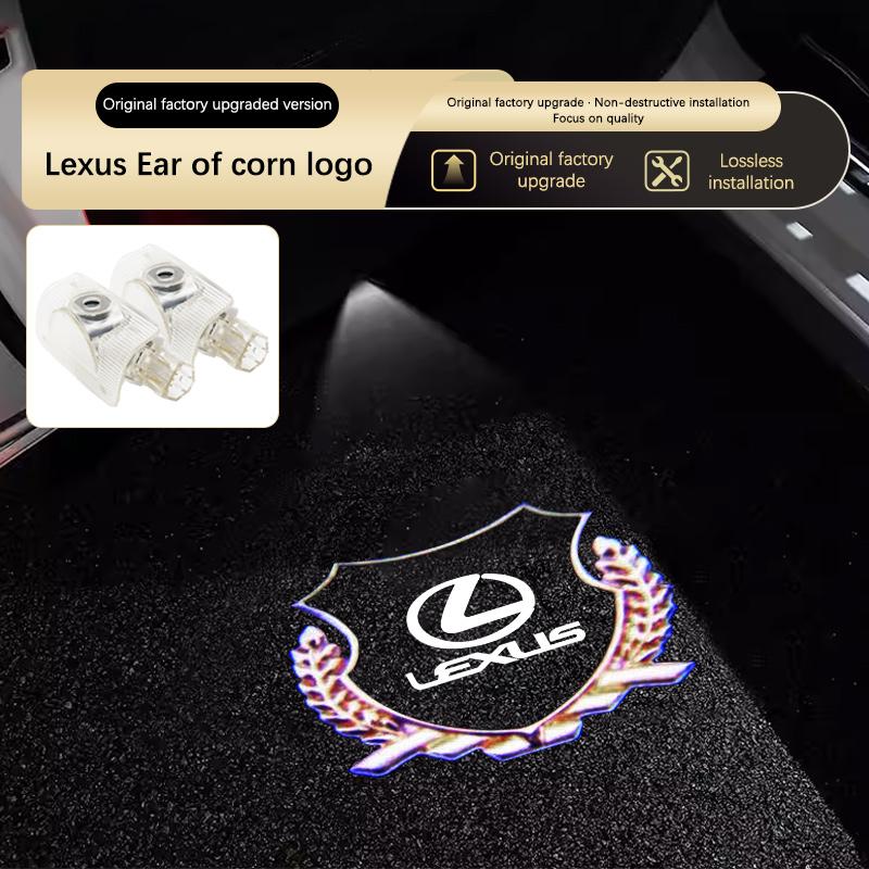 UDS2  Led Car Door Welcome Light Laser Projector For Lexus RX300 LX570 ES300 RX ES GX LS LX IS GS RC UX IS250 Car Styling Accessories