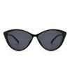 Cat eye sunglasses women's new sunglasses men's retro white advanced sunglasses OZ