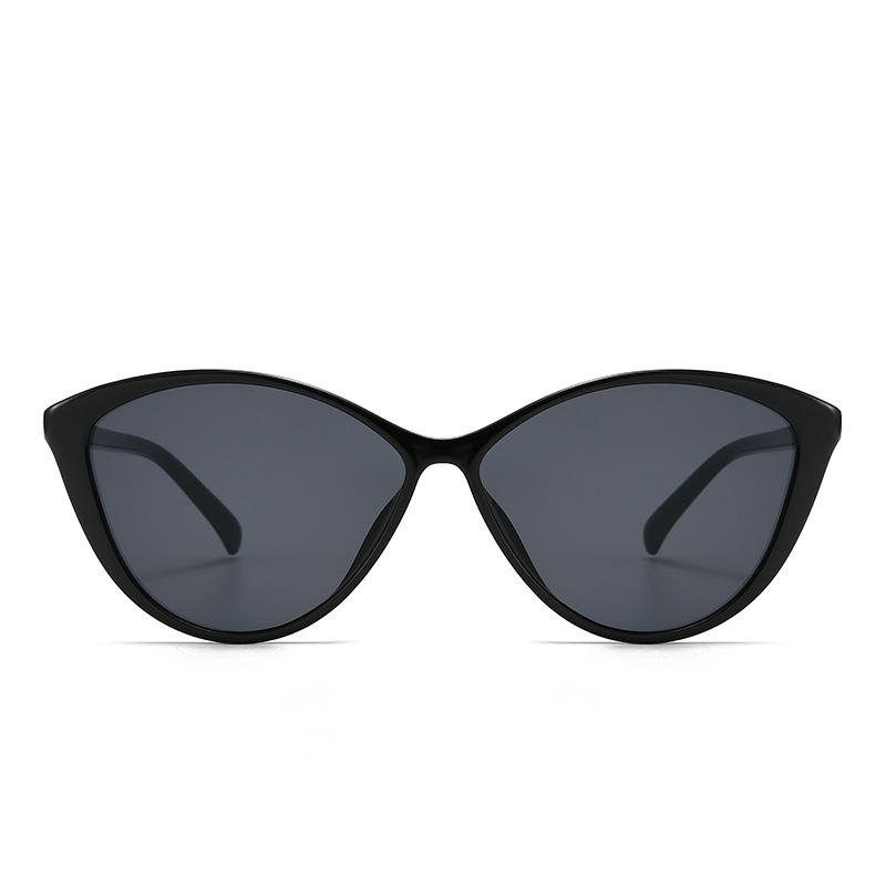 Cat eye sunglasses women's new sunglasses men's retro white advanced sunglasses OZ