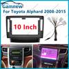 10 Inch Car Frame Fascia Adapter For Toyota Alphard Vellfire 2008-2015 Android Radio Dash Fitting Panel Kit
