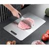 Stainless steel cutting board, antibacterial, dishwasher safe, non-slip, kitchen cutting board, cutting-edge hygiene and durability, made in Japan wit