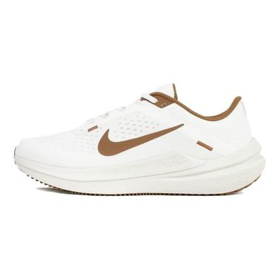 Air Winflo 10 Bequeme Weiche Stoffpolsterung Strapazierfähig Niedrig geschnittene Freizeit-Laufschuhe Herren Sneaker Weiß IH0638-121
