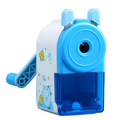 Pencil Sharpener Automatic Manual Pencil Sharpener Students Portable Pencil Sharpener for School Dormitory Library Blue