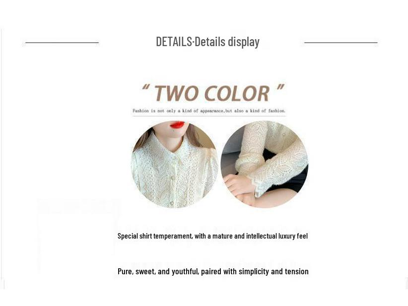 Chiffonspitze Langarm Damenoberteil - Samt, Herbst/Winter Trend