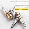 Car&motorcycle Inflation Nozzle Pneumatic Joint Brass Thread Quick Joint Internal Sealing Insertion Chuck Type Precise Pneu H6s2
