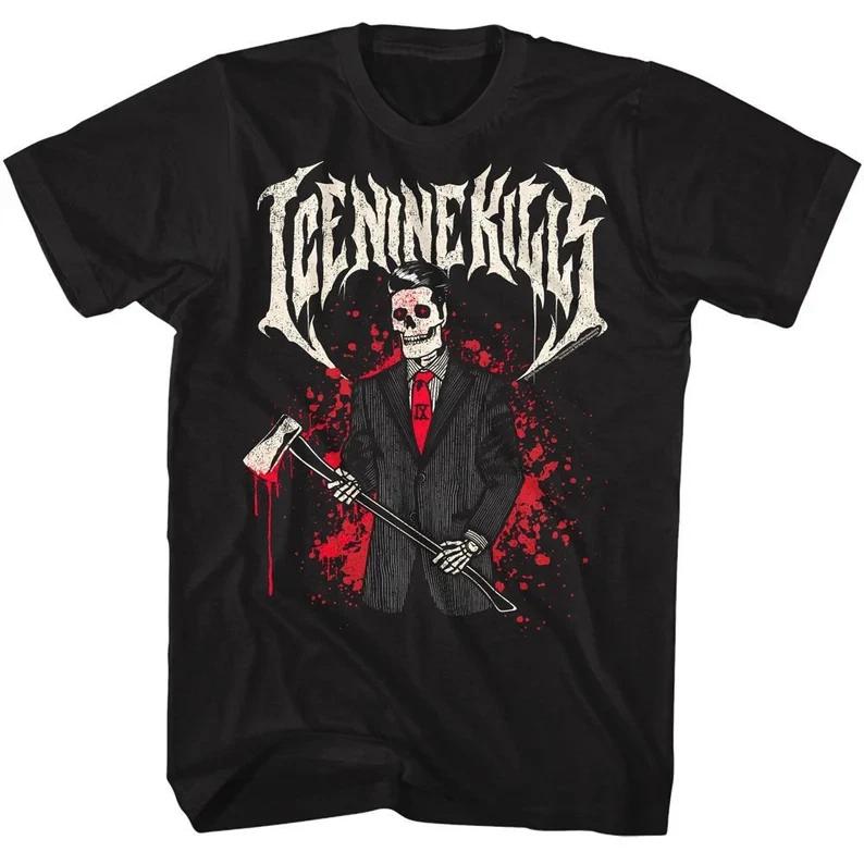 

Ice Nine Kills Cross Swords Graphic Print Mens and Womens Loose Short Sleeved Tshirt for Casual Wear All Year Round Luxury L