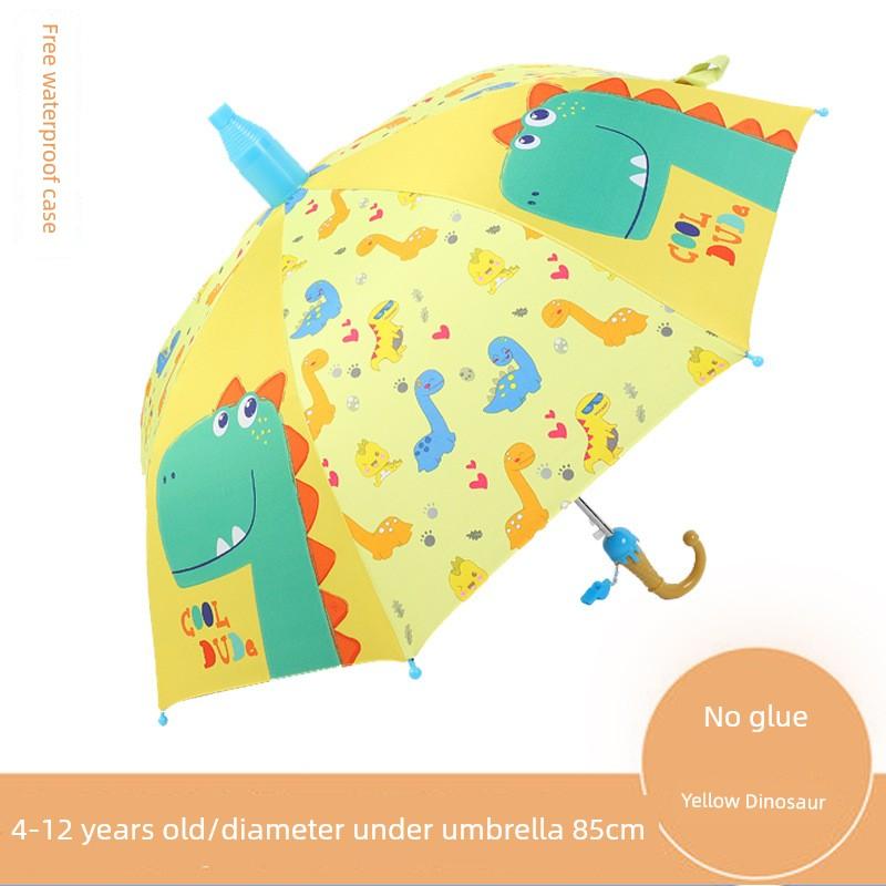 Children's Umbrella with Waterproof Cover, Vinyl Sun Protection, Automatic Sunshade Umbrella for Kindergarten and Primary School Students, Rain or