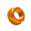 Motorcycle Rear Wheel Axle Nut M20xP1.5 Aluminum Replacement for Yamaha YZ125 YZ250 1999‑2021Yellow
