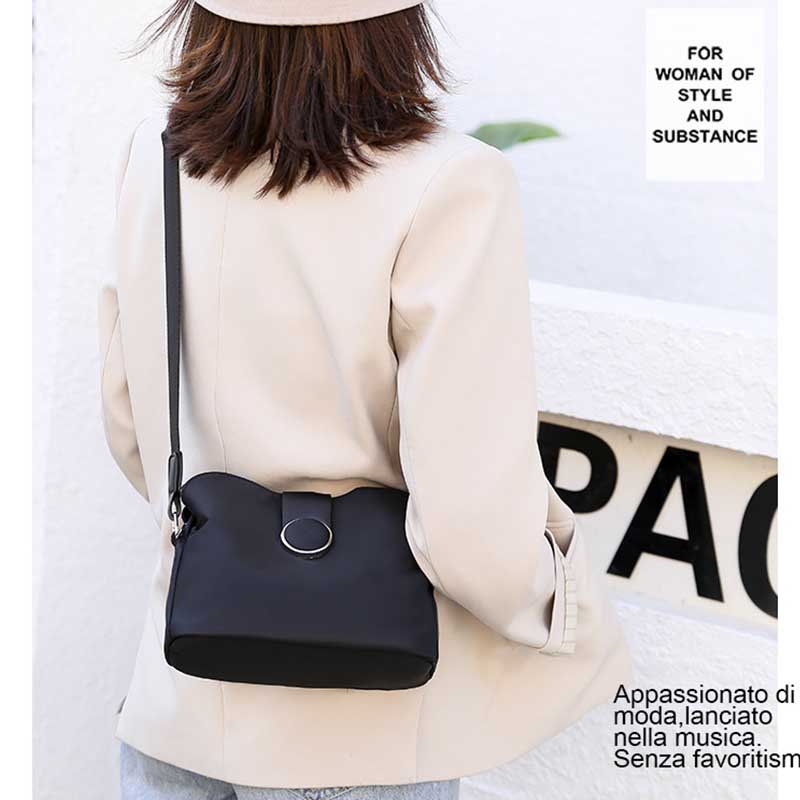 Vintage Nyl Wasserabweisende Umhängetasche Damen Wilde Umhängetasche Einfache Messenger Bag Tägliche Damen Handtasche Reise Damen Geldbörse Bolso