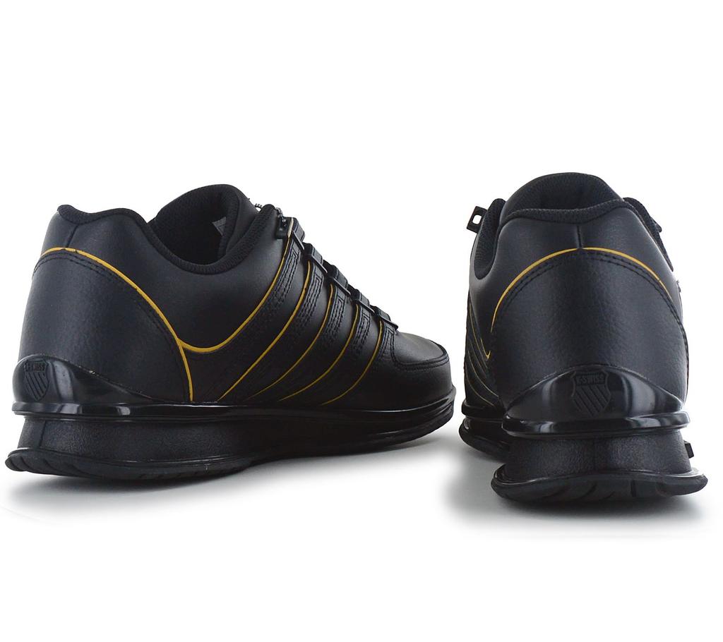 K-SWISS RINZLER Leather - Men's Sneakers Shoes Black 01235-071-M ORIGINAL