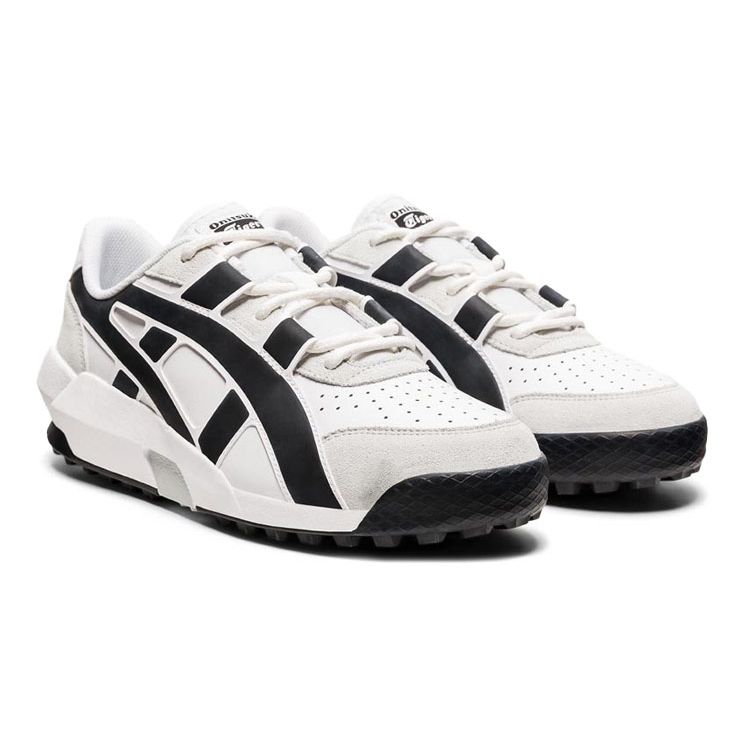ONITSUKA TIGER Big Logo Trainer Casual Comfortable Slip-Resistant Durable Lightweight Low-Top Lifestyle Shoes Unisex Sneaker White Black 1183A419-102