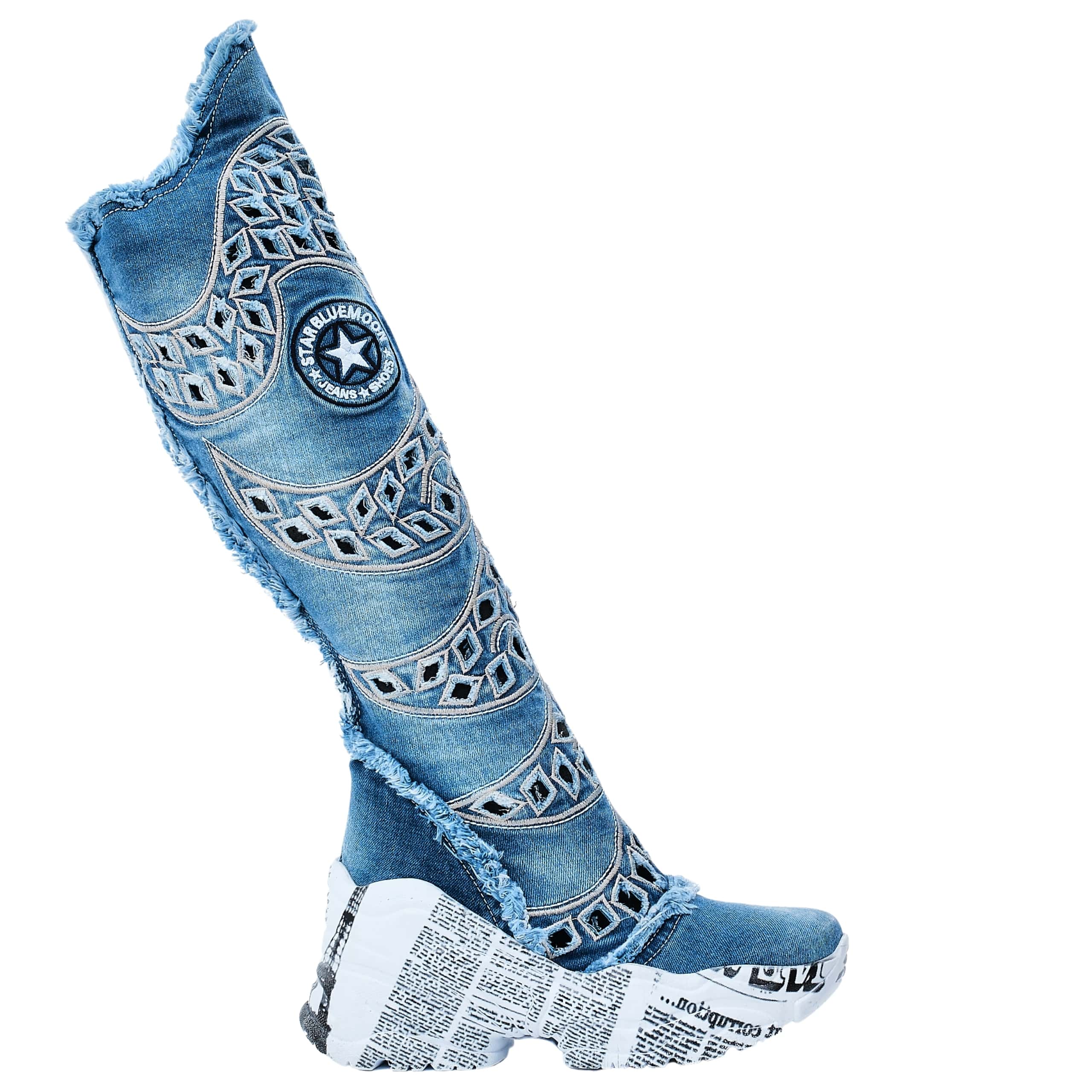 

Джинсовые ботинки, женские спортивные ботинки, джинсовая обувь, джинсовые кроссовки, подарок на день рождения