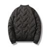 Light and Warm Down Jacket for Men, Winter Stand Up Collar, Winter Clothes with Thick Velvet Jacket, Cold Proof Jacket for Men