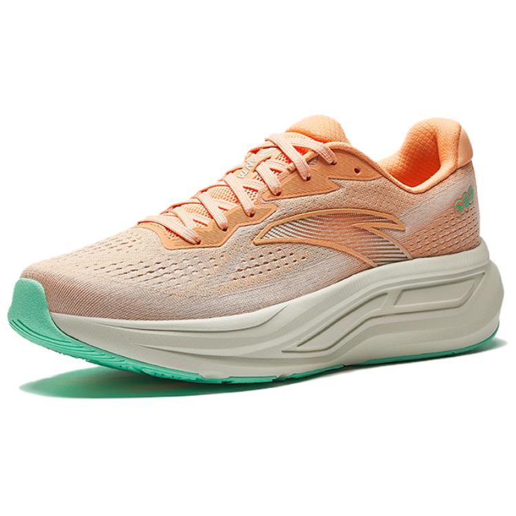 Anta Chuang 6 Sports Comfortable Shock Absorption Rebound Low-Top Casual Running Shoes Men sneaker Sunset-Orange 112535555-8