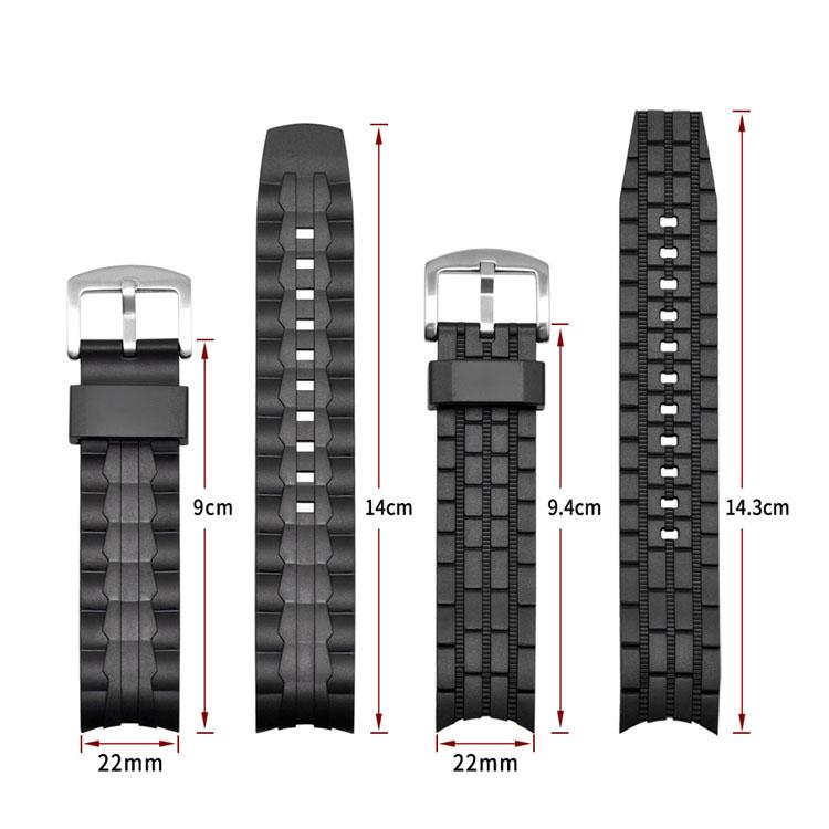 For Casio Edifice Series Strap EF-550/EF523 Rubber Watch Straps for Casio EF550 Diving Sport Watchband Wristband Bracelet
