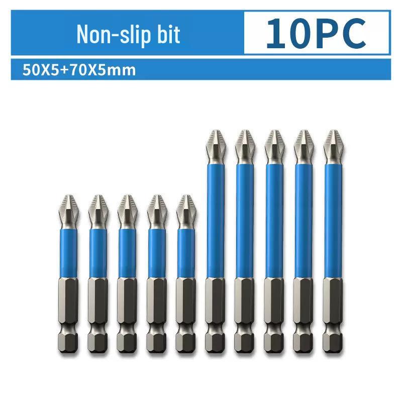 Rutschfestes Magnetisches Bit-Set für Kreuzschlitz- & Torx-Akkuschrauber - Extra Lang & Hohe Härte