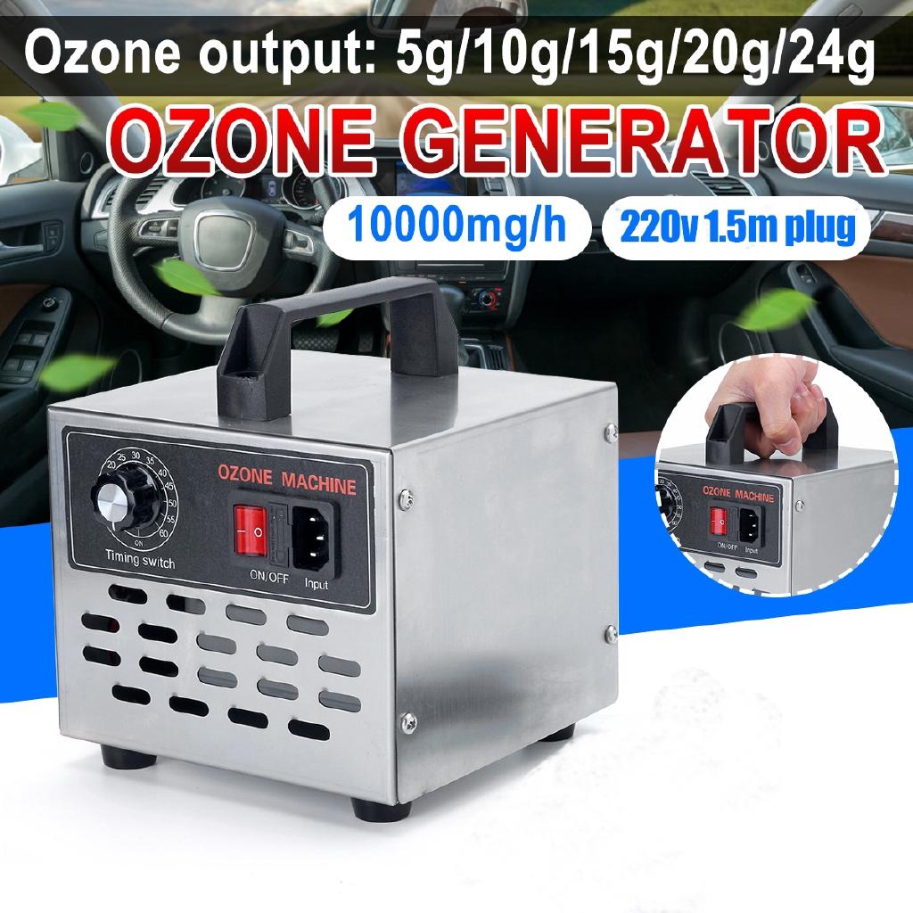 

Генератор озона 5г-24г Озонатор Машина для озонирования Очиститель воздуха из нержавеющей стали Очиститель воздуха Дезинфекция Очистка 5g