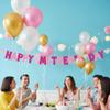 Joyful Mother's Day Banner Easy to Hang Mother's Day Glitter Banner Holiday Decoration Premium Cardstock Party Supply