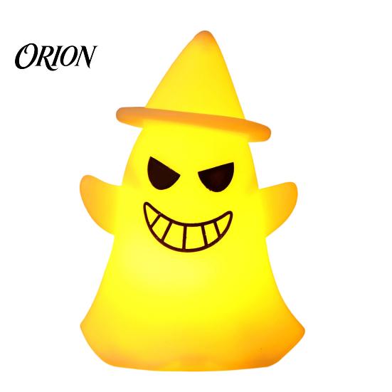 Soft Glow Party Light Halloween Witch Hat Ghost Light, Spooky LED Decorative Lamp, Lamp Cartoon Night for Holiday Decor Warm
