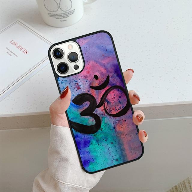 OM Yoga GOA Zen Symbol Phone Case For iPhone 17 Air 14 15 16 16e 13 12 Max Cover For Apple 11 Pro Max Plus Coque
