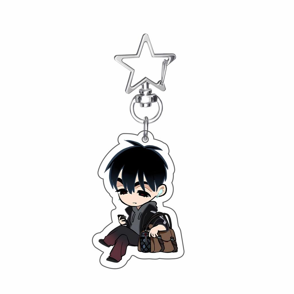 Anime ALIEN STAGE MIZI SUA TILL IVAN HYUNA LUKA Keychains Pendant Car Key Chain Acrylic Stand Fans Cosplay Accessories Gifts