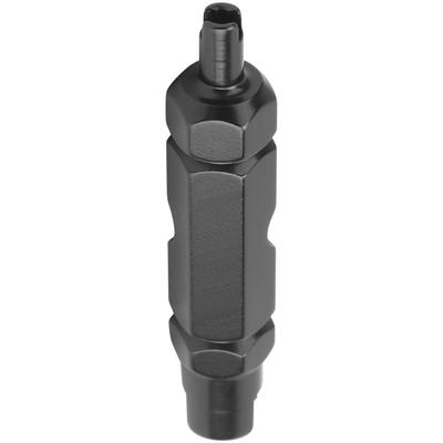 Herramienta Multifunción para Extracción de Núcleos de Válvula de Bicicleta Estilo Americano Francés Llave para Boquilla de Gas(Negro )