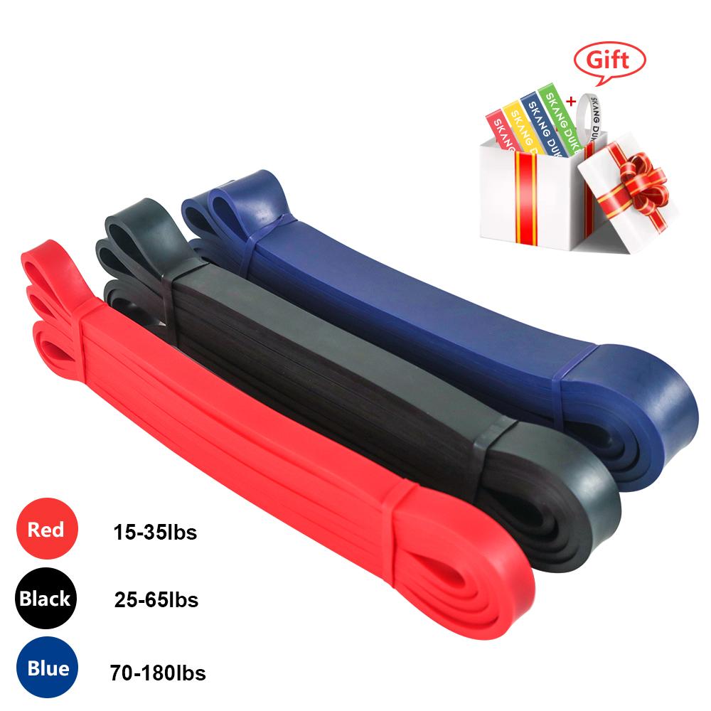 Men and Women Non-slip Fitness Yoga Tension Belt Flat Latex Band Tension Stretch Belt Resistance Band