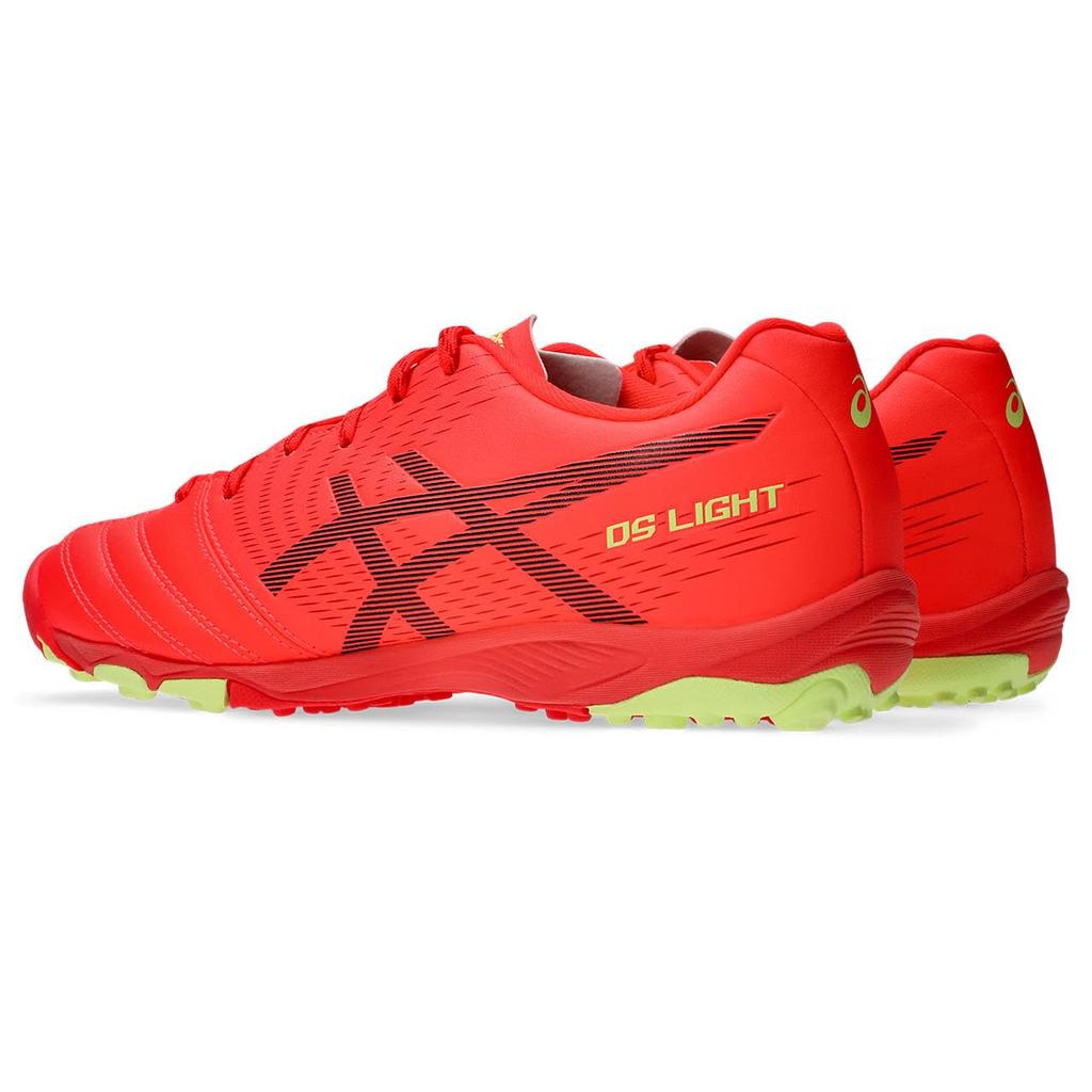 Asics DS LIGHT JR GS TF Soccer Shoes Size 600 Size 2E (1104A053), Unisex, (Flash Red/Black), 24.0 Cm,