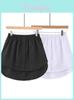 Casual A Line Short Skirt With Splicing Polyester For Teen Girls And Daily Wear