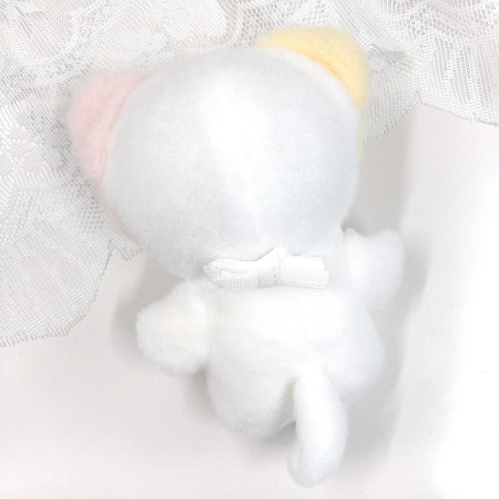 Fluffy Animal Costume with Bib, 10cm Plush Toy Outfit, Cat Costume, Accessory, for Idolfan Activities, Dollmascot, K-pop Doll, Costume [item]