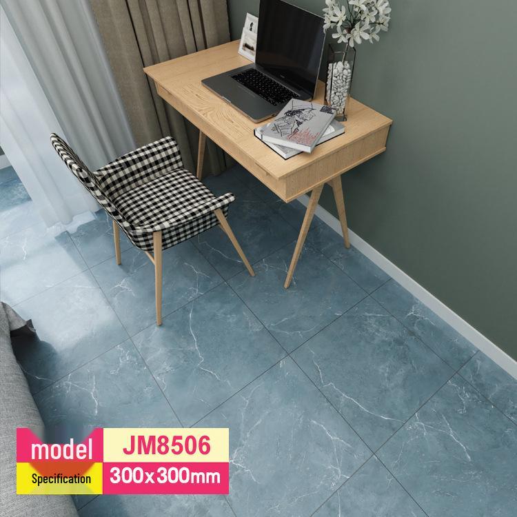 Self-Adhesive PVC Marble Tile Sticker - SPC Stone Plastic Flooring for Home Renovation
